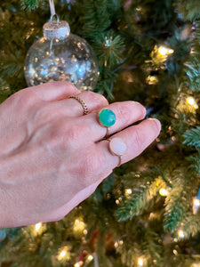 Rose Quartz Gold Ring