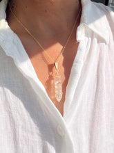 Load image into Gallery viewer, Crystal Quartz Point Pendant Necklace Crown Chakra &quot;Divine Light&quot;