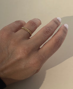 Gold Chain Ring