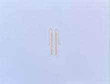 Load image into Gallery viewer, Gold Drop Bar Earrings