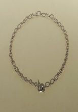 Load image into Gallery viewer, Silver Heart and Arrow Toggle Necklace