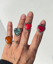 Load image into Gallery viewer, Yungai Turquoise Heart Ring