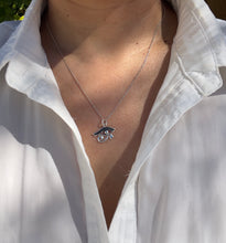 Load image into Gallery viewer, Silver Eye of Horus Necklace
