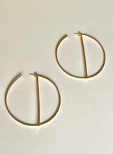 Load image into Gallery viewer, Gold Long Bar Multi Way Earrings