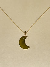 Load image into Gallery viewer, Mixed Metal Moon Goddess Necklace