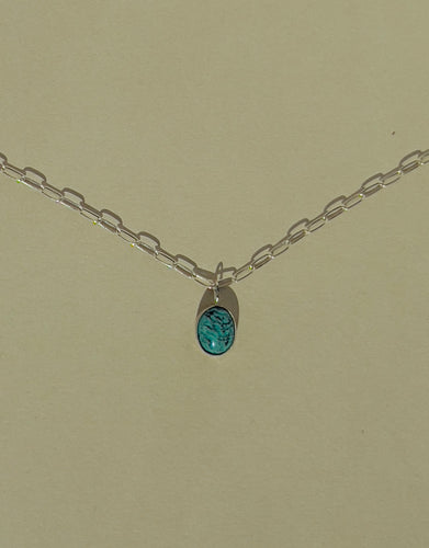 Green Egyptian Turquoise Necklace