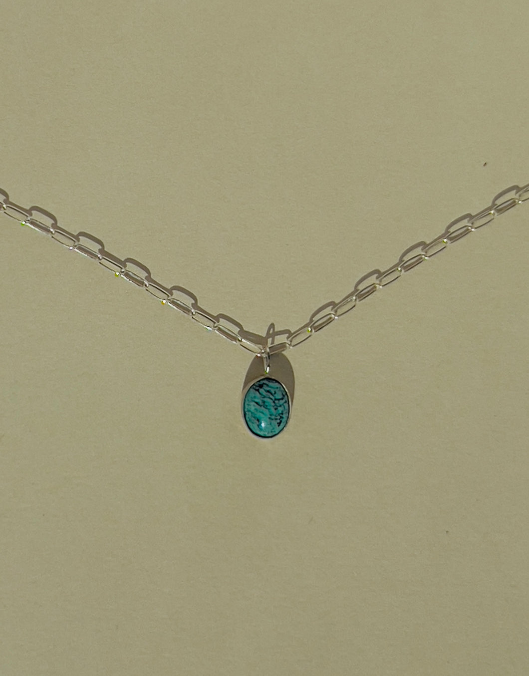 Green Egyptian Turquoise Necklace