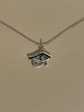 Load image into Gallery viewer, Silver Eye of Horus Necklace