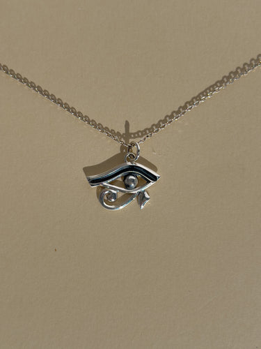 Silver Eye of Horus Necklace