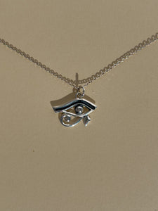 Silver Eye of Horus Necklace