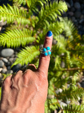 Load image into Gallery viewer, Sky Blue Prince Egyptian Turquoise Stacker Ring