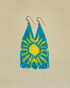 Sunshine Beaded Earrings