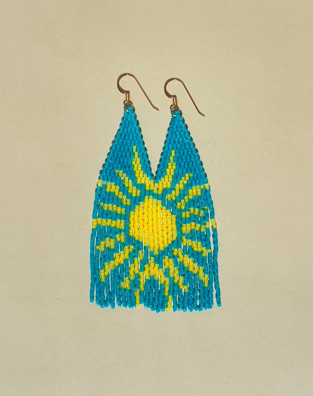 Sunshine Beaded Earrings