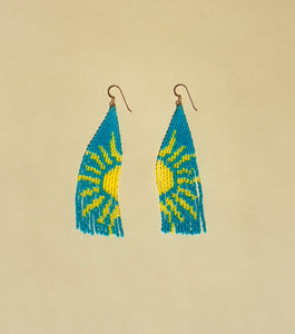 Sunshine Beaded Earrings