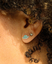 Load image into Gallery viewer, Sterling Silver UFO and Alien Earrings