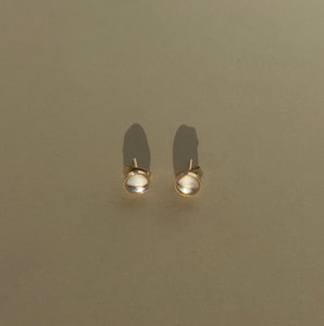 Sparkling White Sapphire Earrings