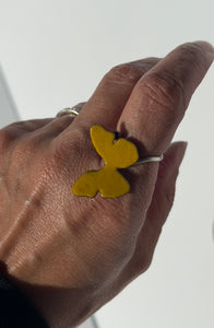 Enamel Butterfly Wrap Around Ring